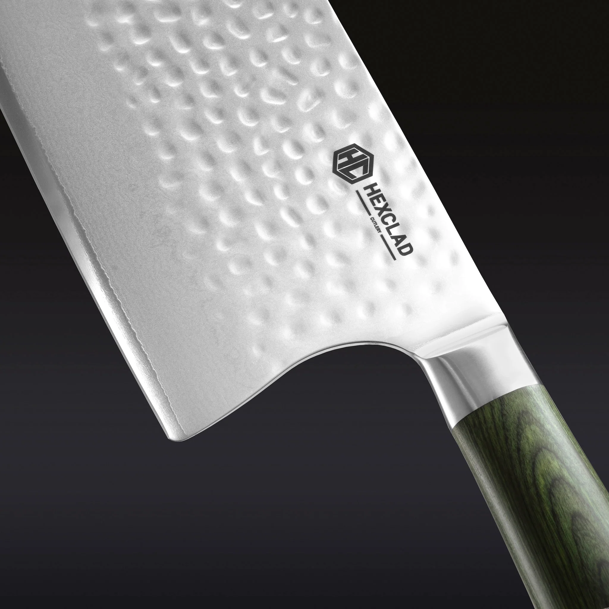 Damascus Steel Cleaver, 7"