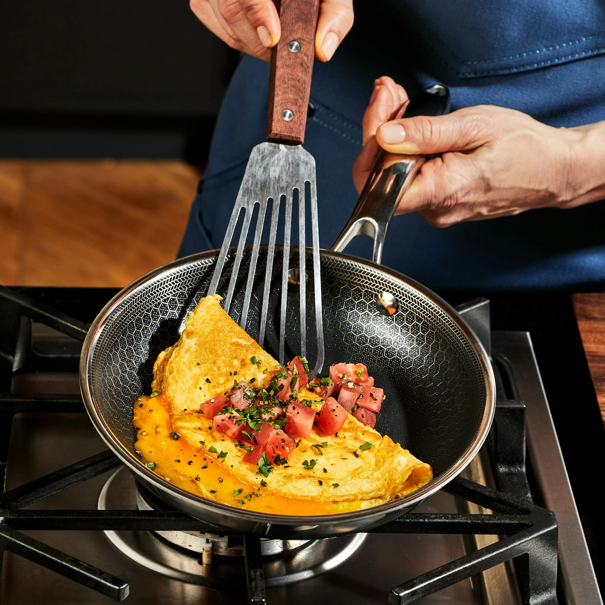 Hybrid Fry Pan Set with Lids, 6-pc 7 Hybrid Fry Pan Set with Lids, 6-pc