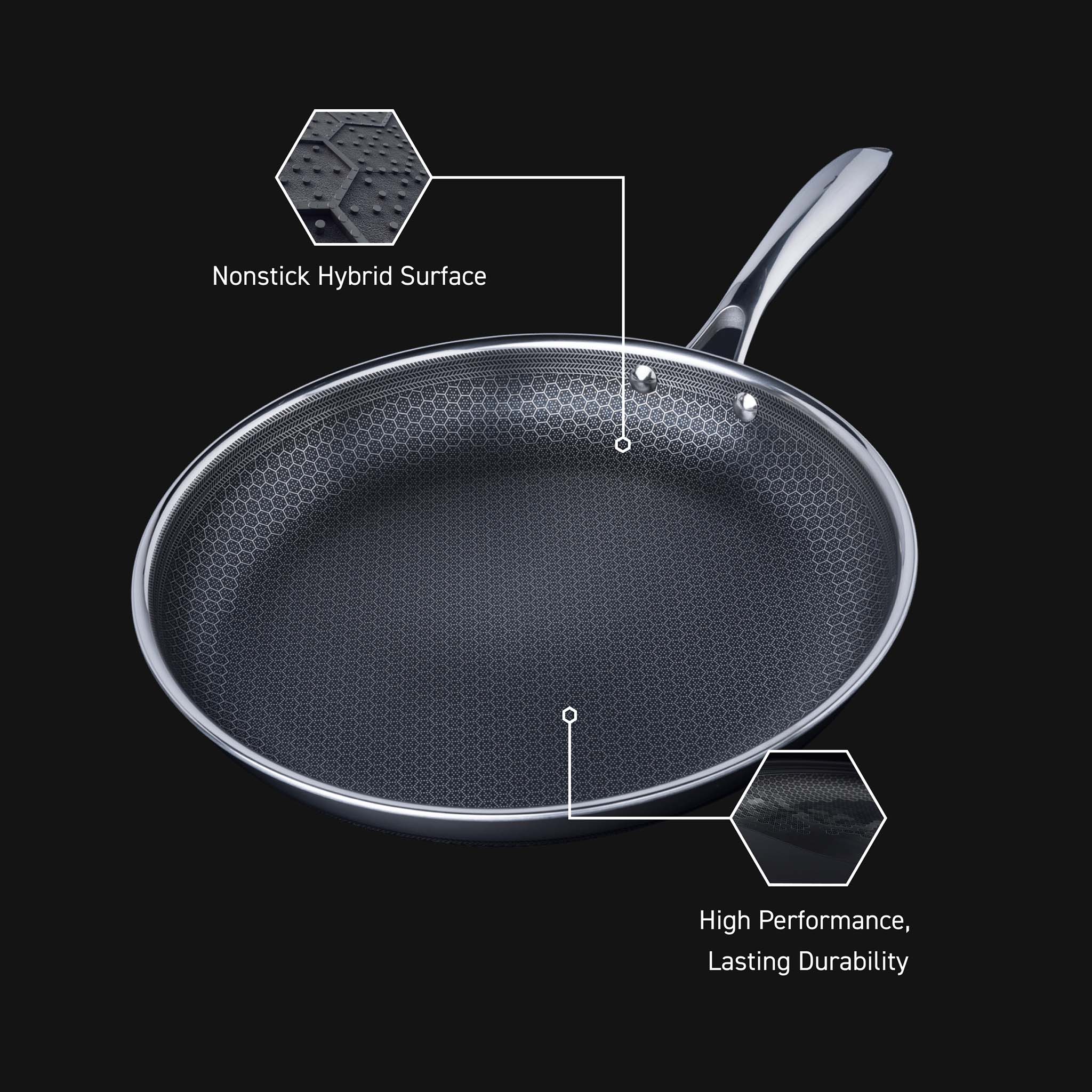 Hybrid Fry Pan with Lid, 12" 4 Hybrid Fry Pan with Lid, 12"