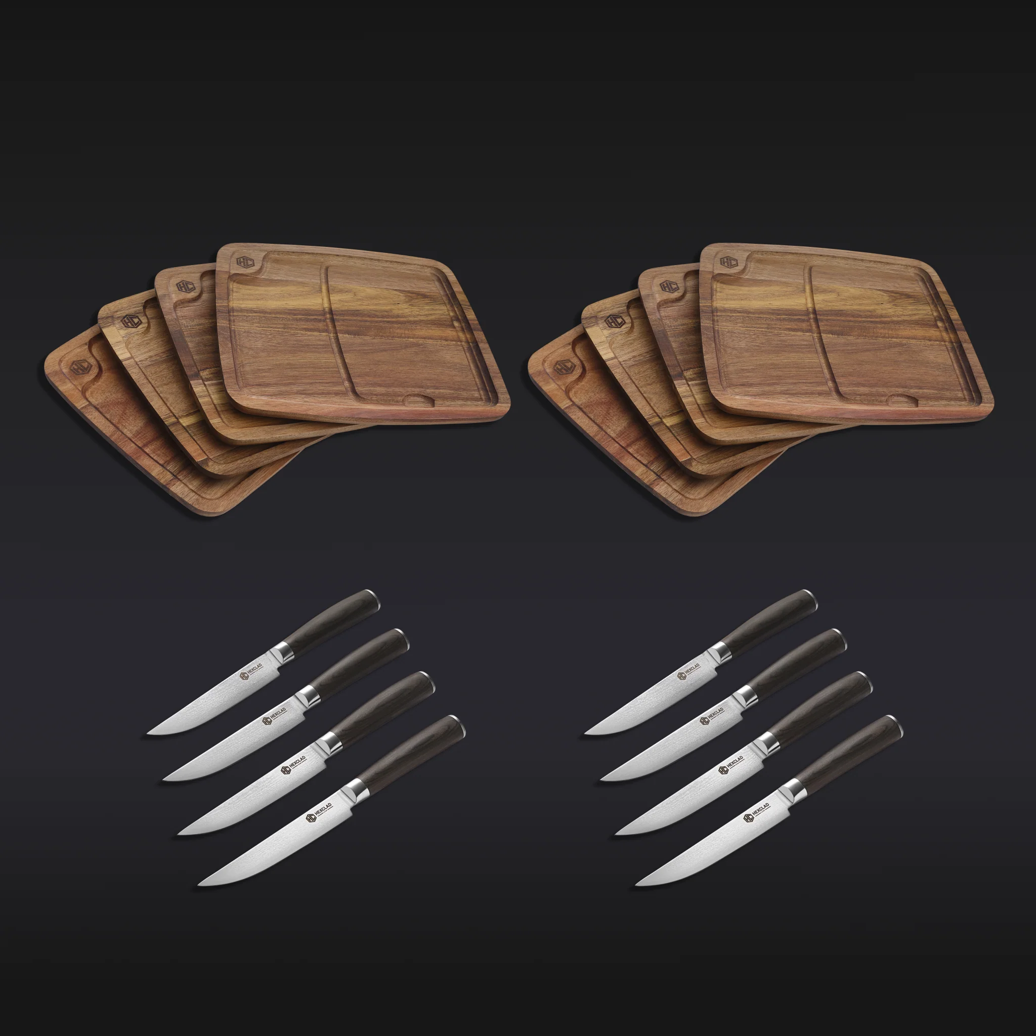 Steak Knife & Bistecca Plate Set, 16-pc (Espresso)