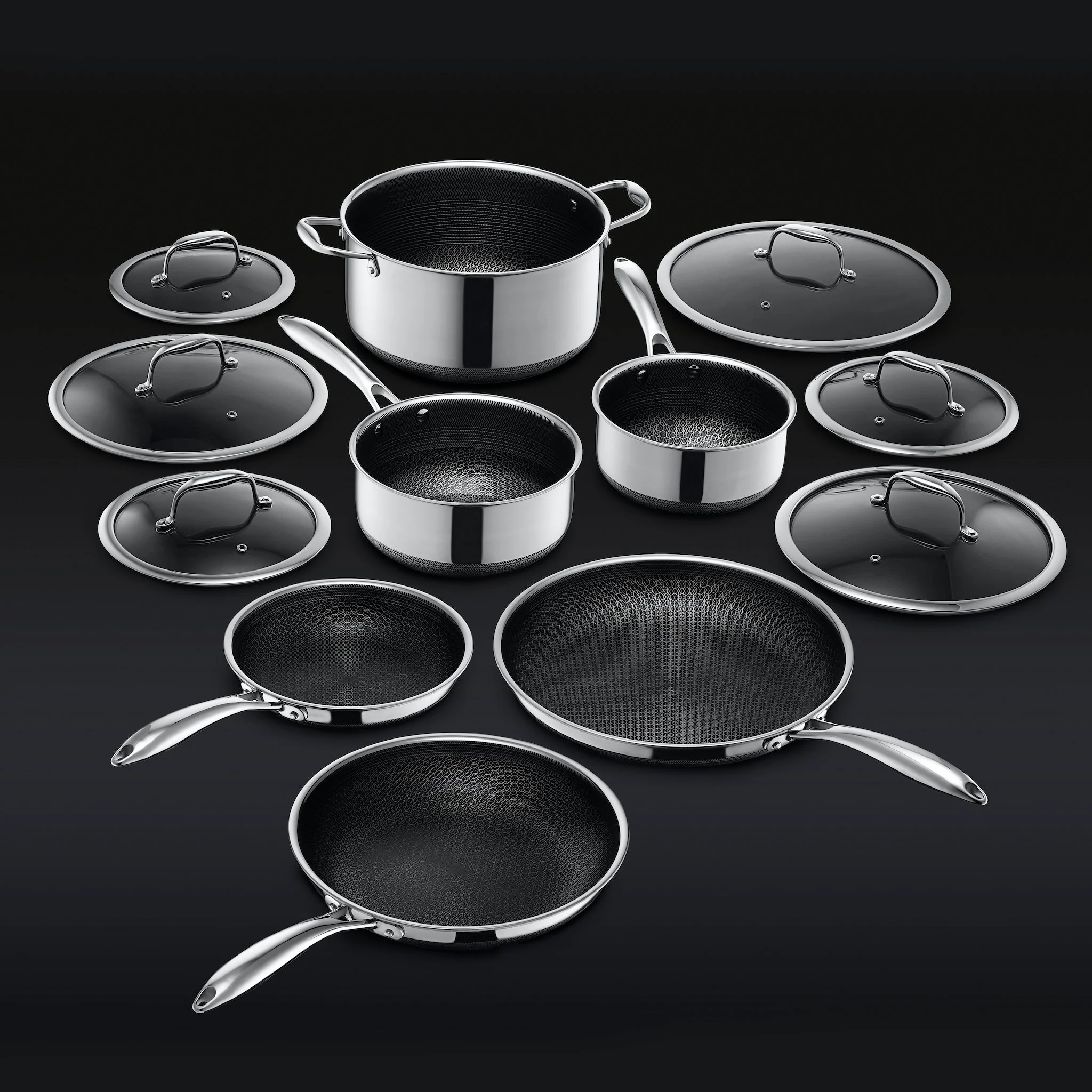 Hybrid Pots & Pans Set, 12-pc 1 Hybrid Pots & Pans Set, 12-pc